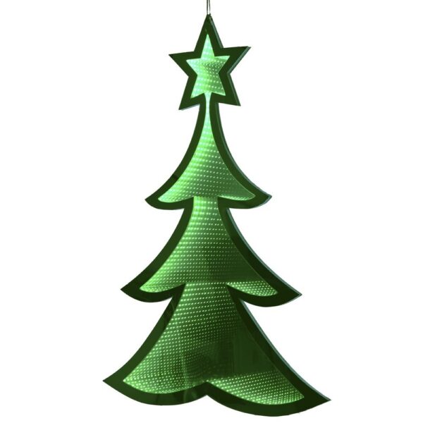 xristougenniatiko dentraki 3d led prasino 30cm IL 67308 1000x1000